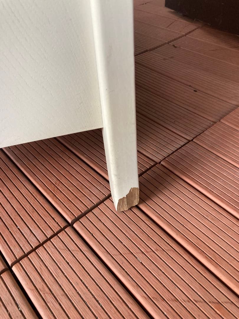 あ*え様 松永工房　カンティーヌ　チェスト　白家具　猫足　IDC取扱　キズ有り