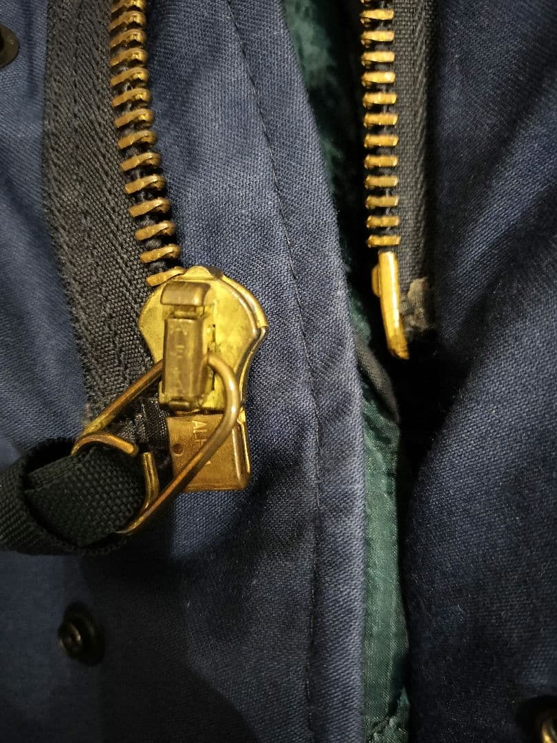 ALPHA M-65 フィールドジャケット L REGULAR ブルー USA