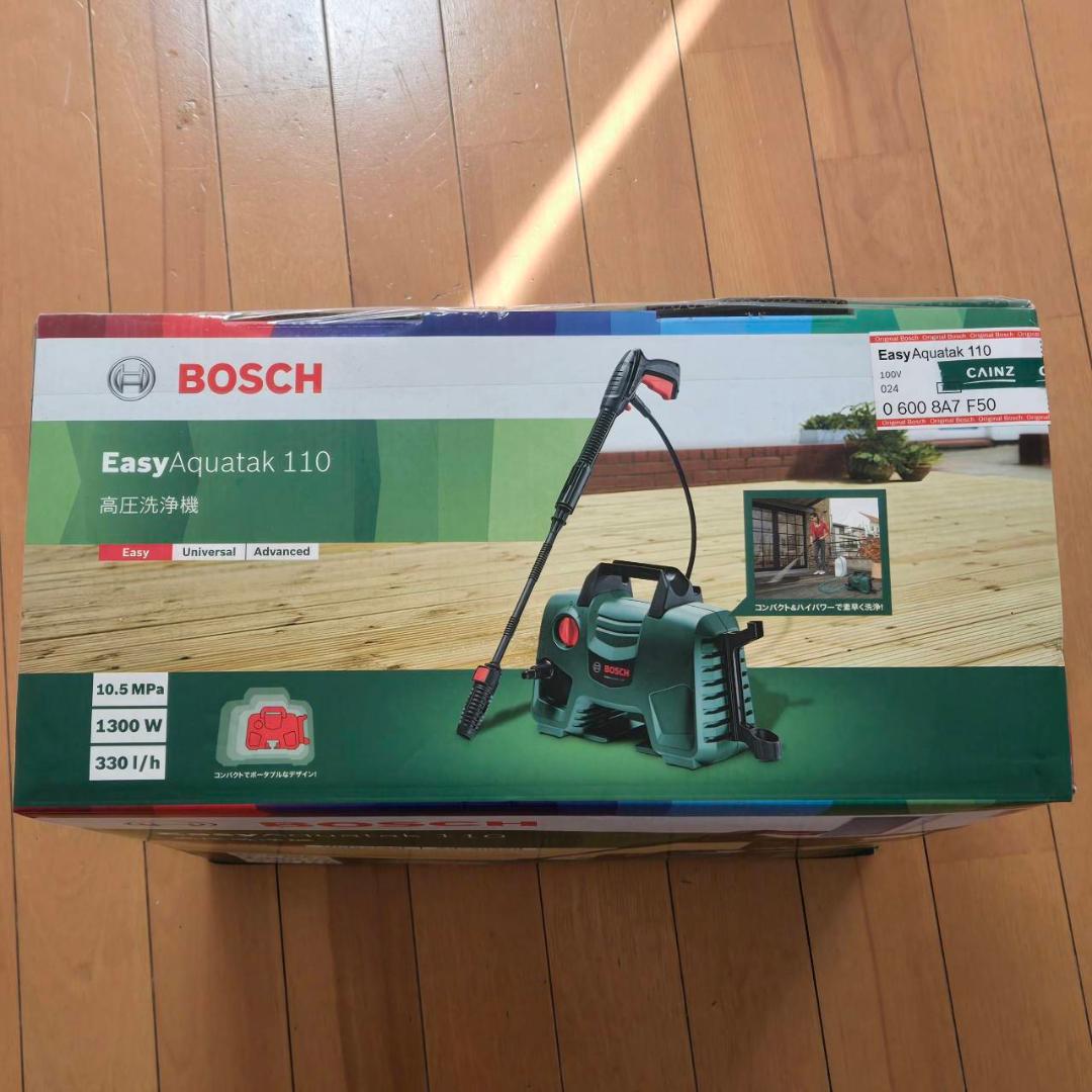 【新品・未開封】BOSCH EasyAquatak 110 高圧洗浄機 本体