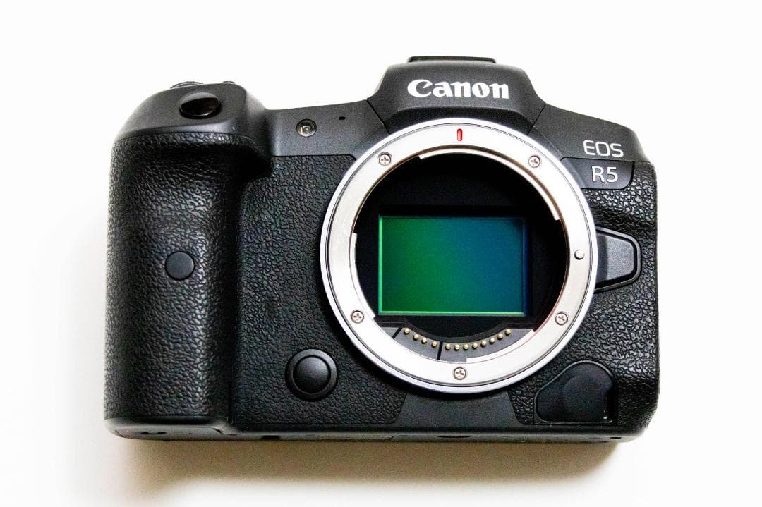 Canon キヤノン EOS R5 + RF50mm F1.8 （別売フード付）