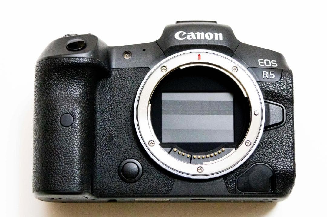 Canon キヤノン EOS R5 + RF50mm F1.8 （別売フード付）