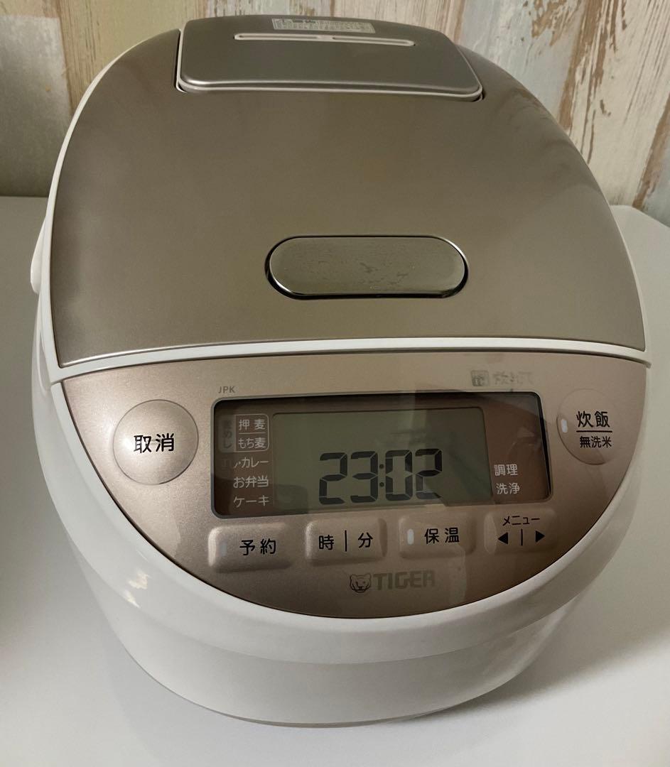 炊飯器 5.5合 圧力IH 土鍋コーティング ホワイト JPK-A100W