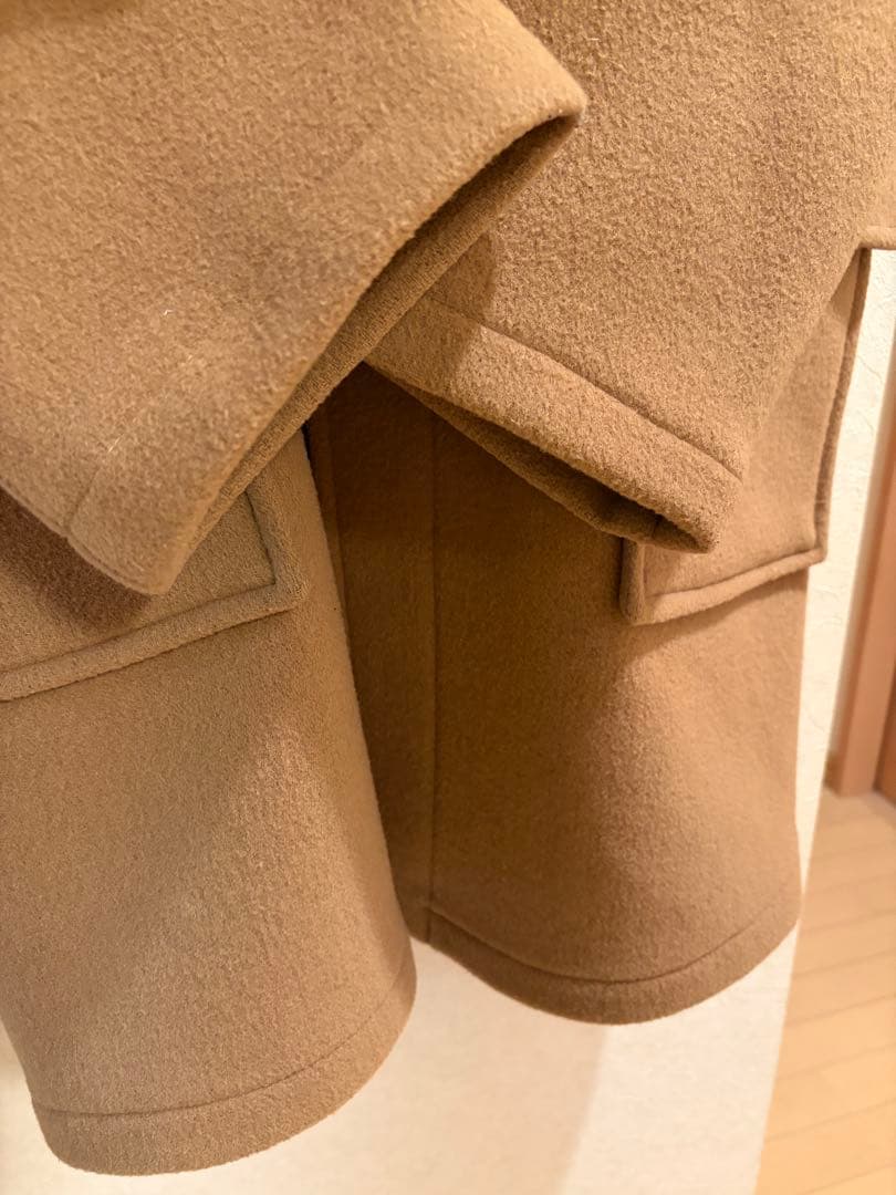 Gloverall 英国製 キャメル（ベージュ）ダッフルコート EUR46