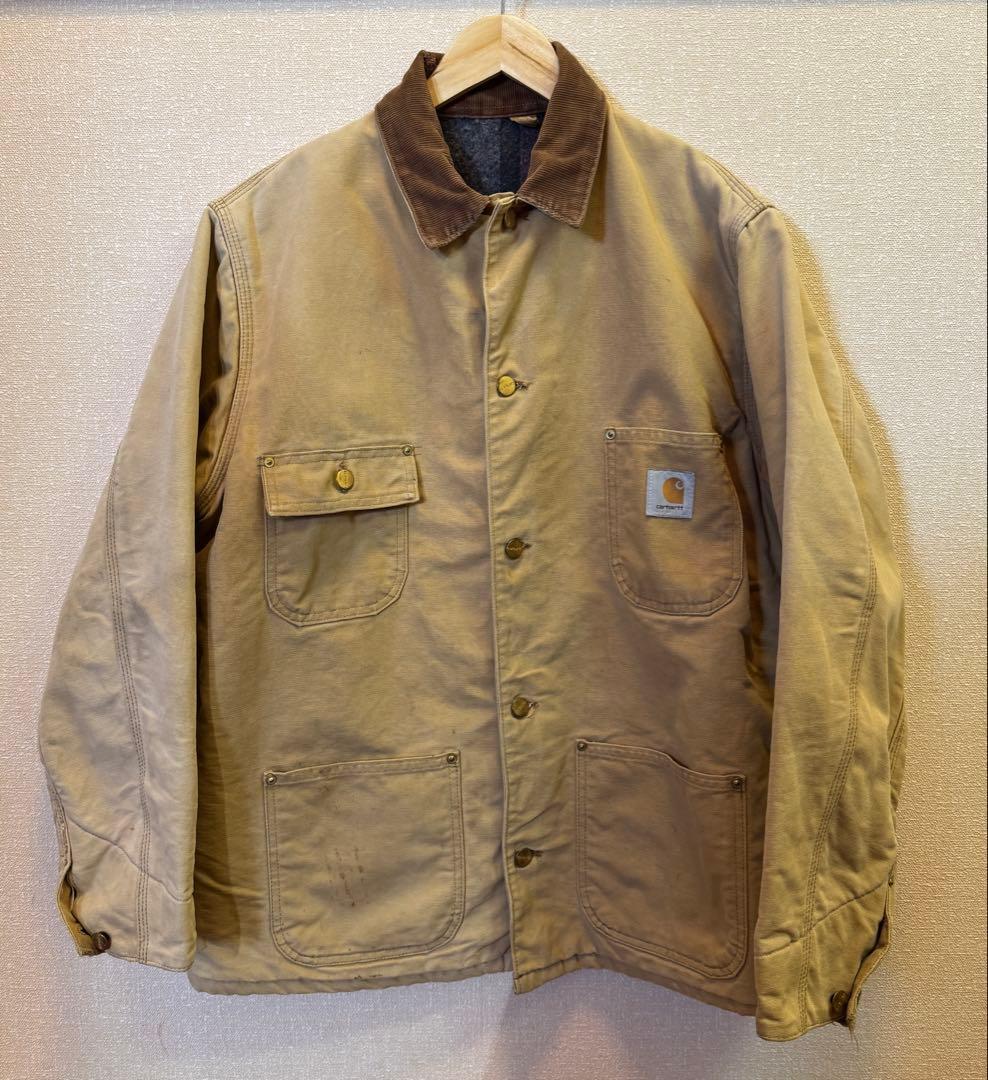 ビンテージ Carhartt ミシガンチョコアート カバーオール USA製