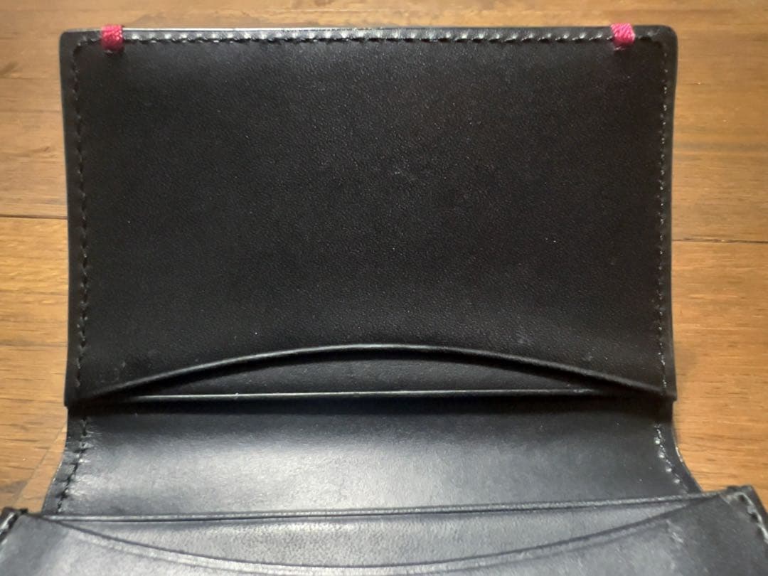 【美品】Paul Smith コードバン　名刺入れ　ブラック　総革仕上げ