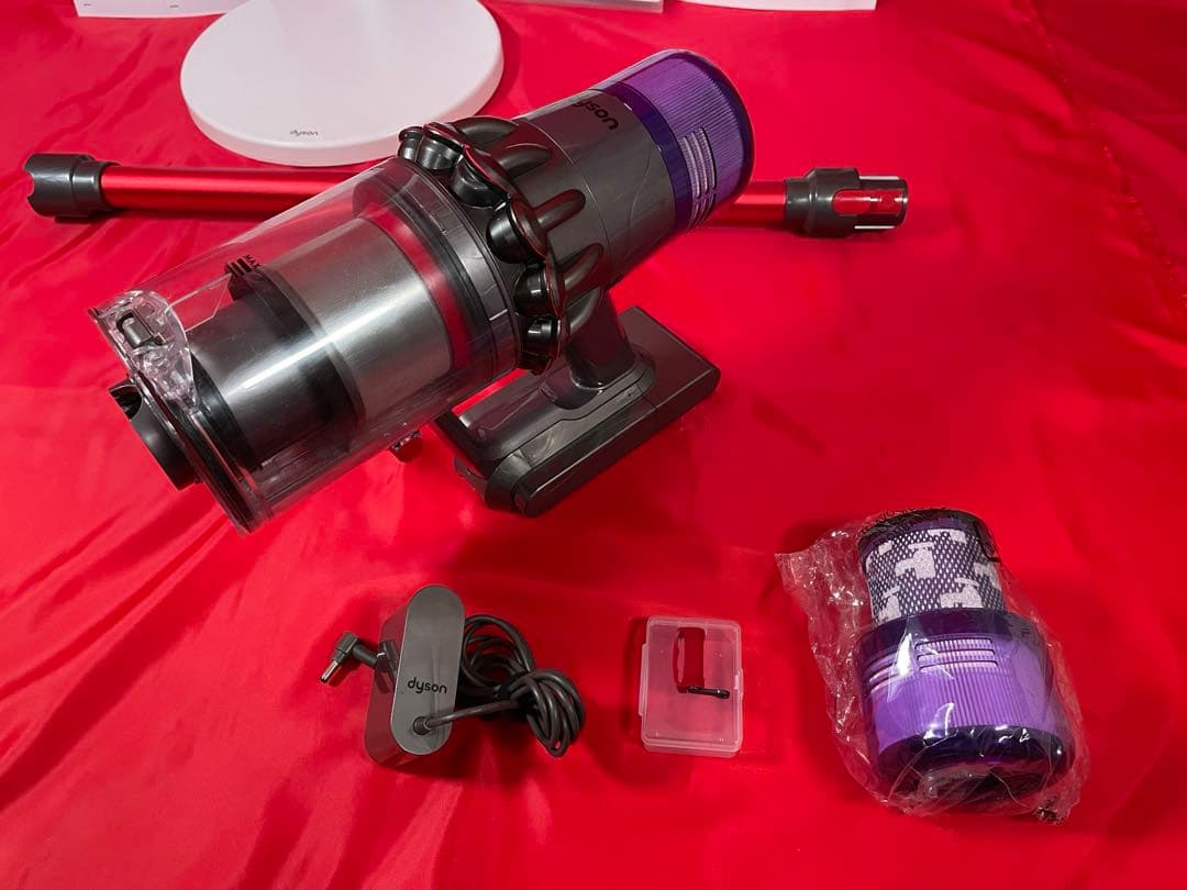 ダイソン③SV15V11 純正スタンド　新品伸縮パイプ　ヘッド選択式　フルパーツ