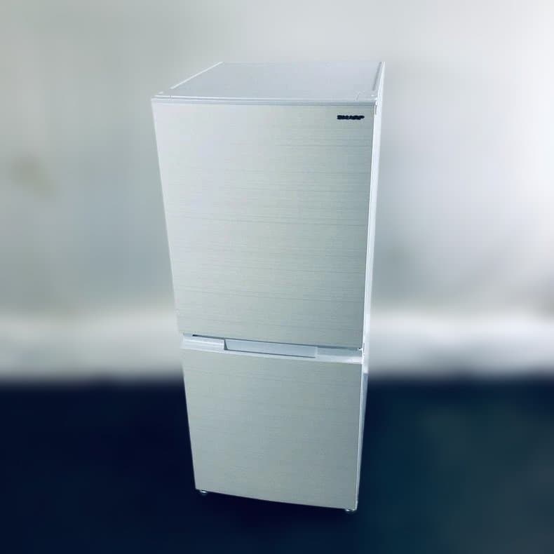 ★送料・設置無料★ 中古 2ドア冷蔵庫 シャープ (No.2889)