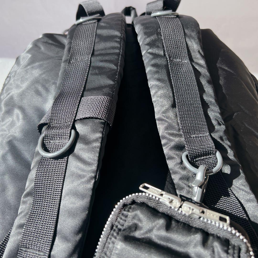 極美品✨ポーター タンカー　X L バックパック リュック　ブラック　ポーチ付き