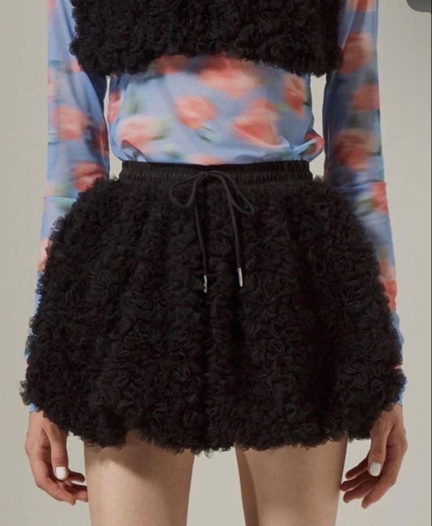 POPPY チュールバルーン ミニスカート 黒 あさぎーにょ 完売品 ポピー