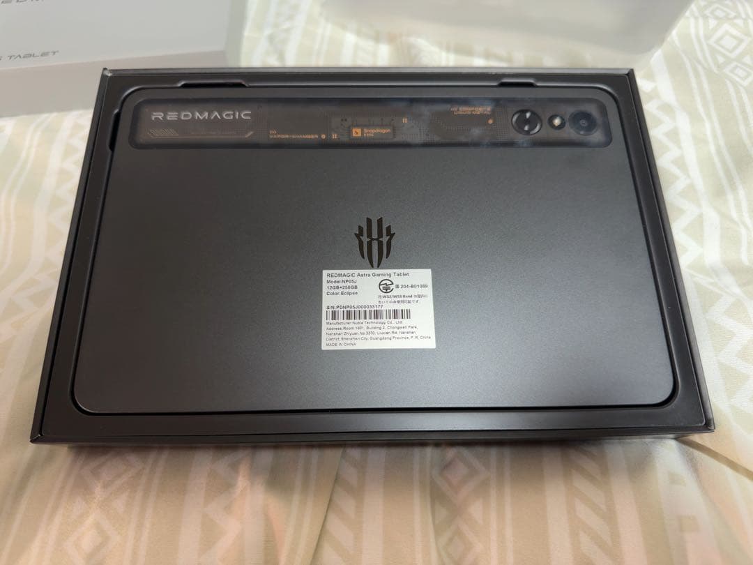 REDMAGIC Astra ゲーミングタブレット 256GB ブラック