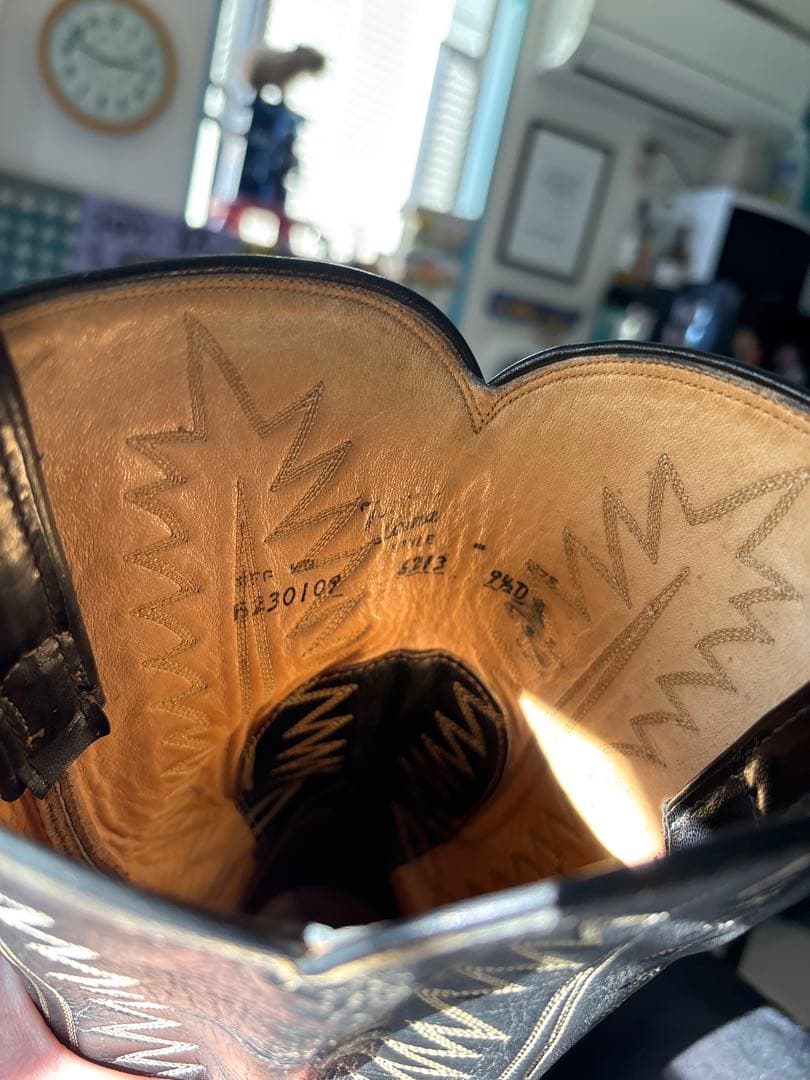 希少 ウエスタンブーツ80s Tony Lama / USA製 Black