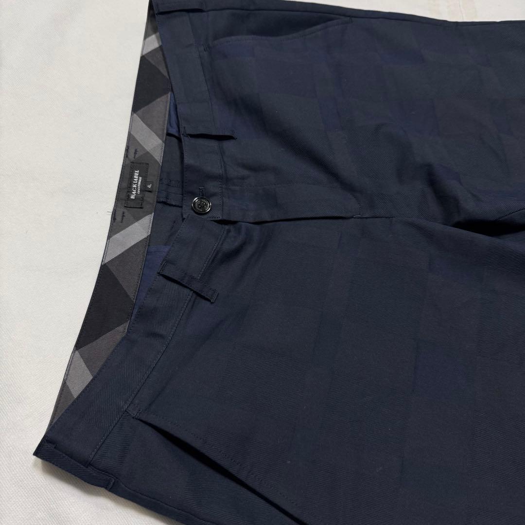ブラックレーベル クレストブリッジ 4L シャドーチェック スラックス パンツ