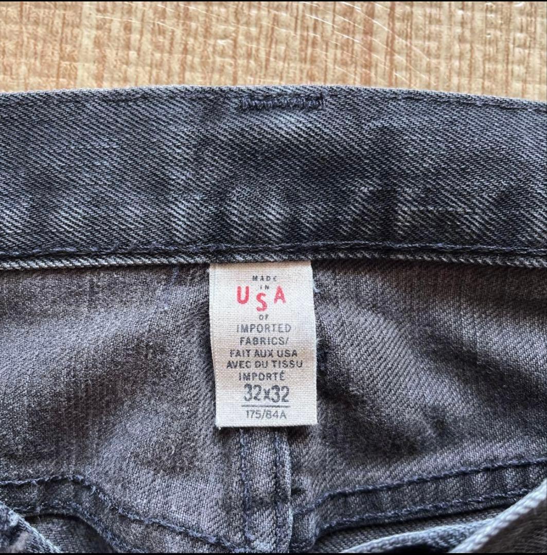 ダブルアールエル　スリムフィット　デニム　メンズ32インチ　ブラック