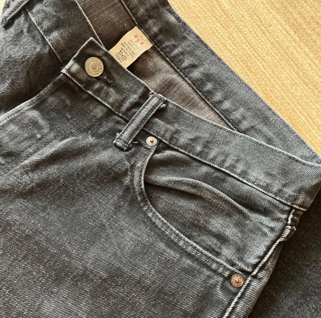 ダブルアールエル　スリムフィット　デニム　メンズ32インチ　ブラック