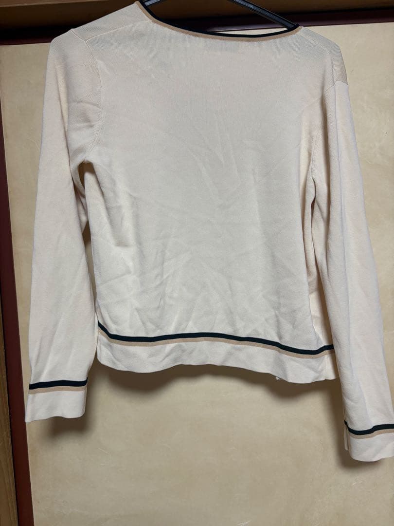 ルルウィルビー トリコカラーカーディガン&ボウプルオーバー　アルアバイル