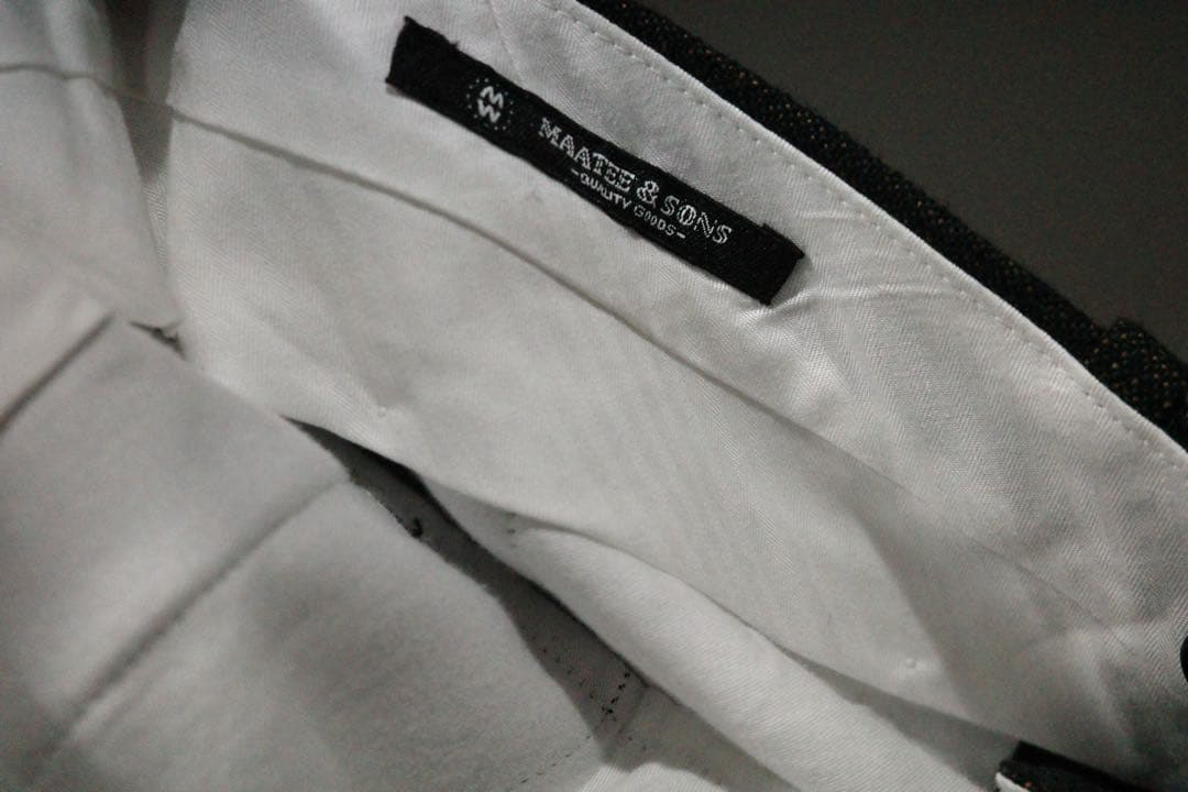 パンツ MAATEE&SONS JEFFERLY SMALLPIN size3