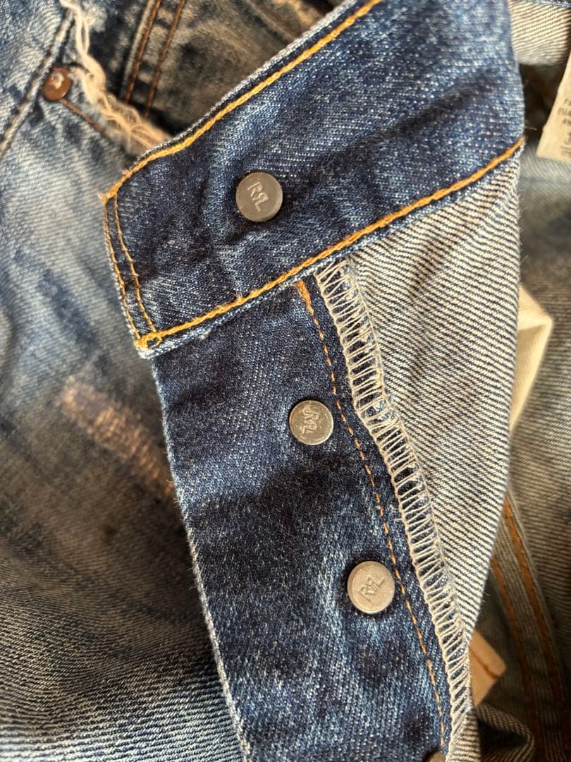 RRL デニム　リペア　ダメージ加工　ジョニーデップ