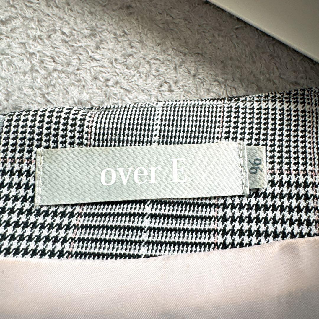 over E オーバーイー グレンチェックワンピース 96サイズ　グラマー