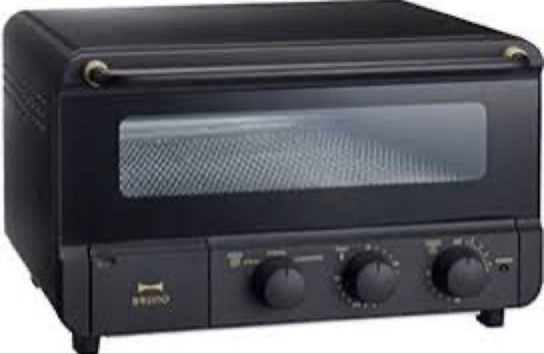 BRUNO スチーム&ベイクトースター ブラックBOE067-BK 新品 未使用