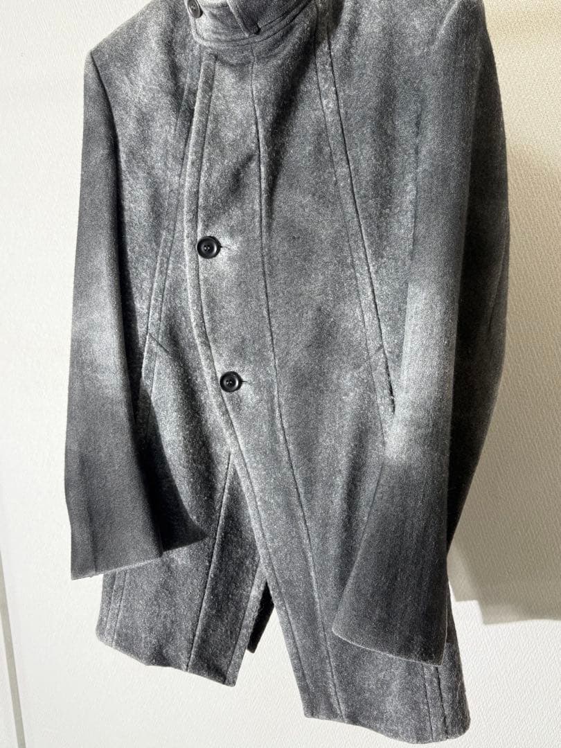 JULIUS ユリウス メルトンウール変形コート