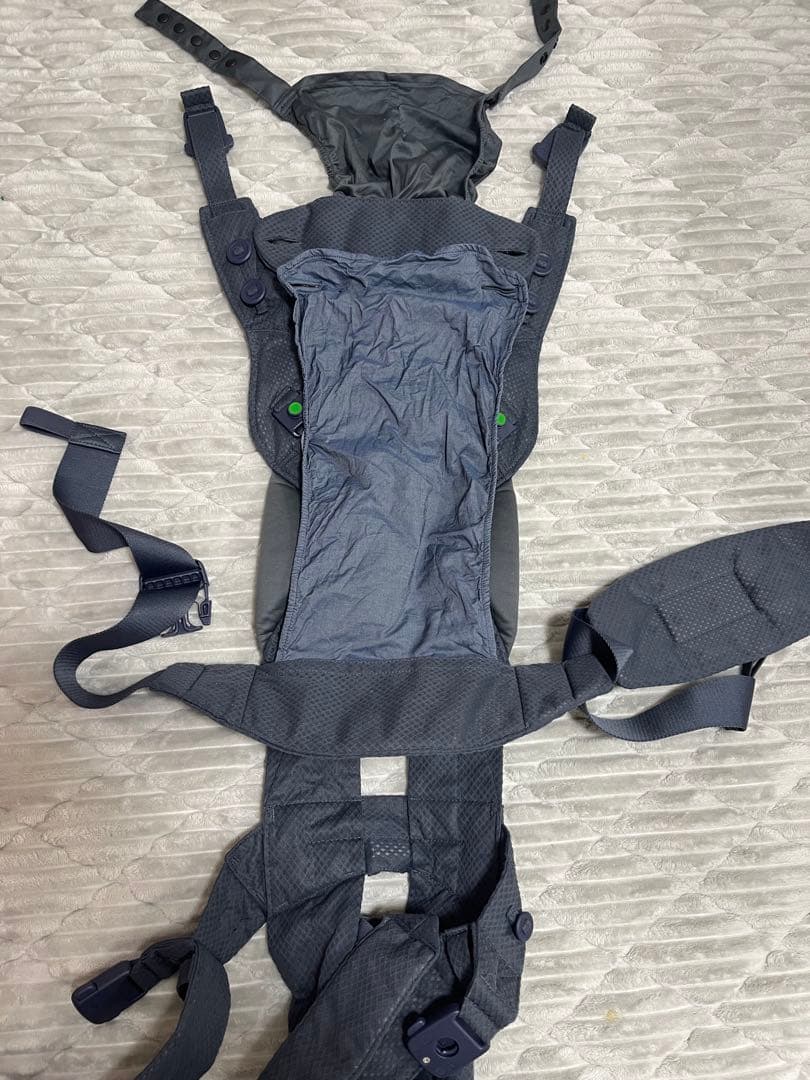 Nuna カドルクリック抱っこ紐 グレー メッシュ