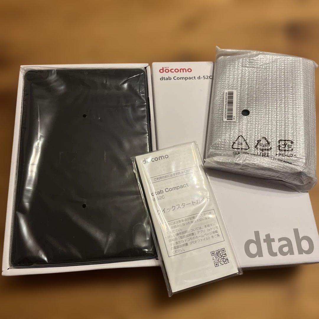 Androidタブレット本体 docomo dtab Compact d-52C Storm Grey