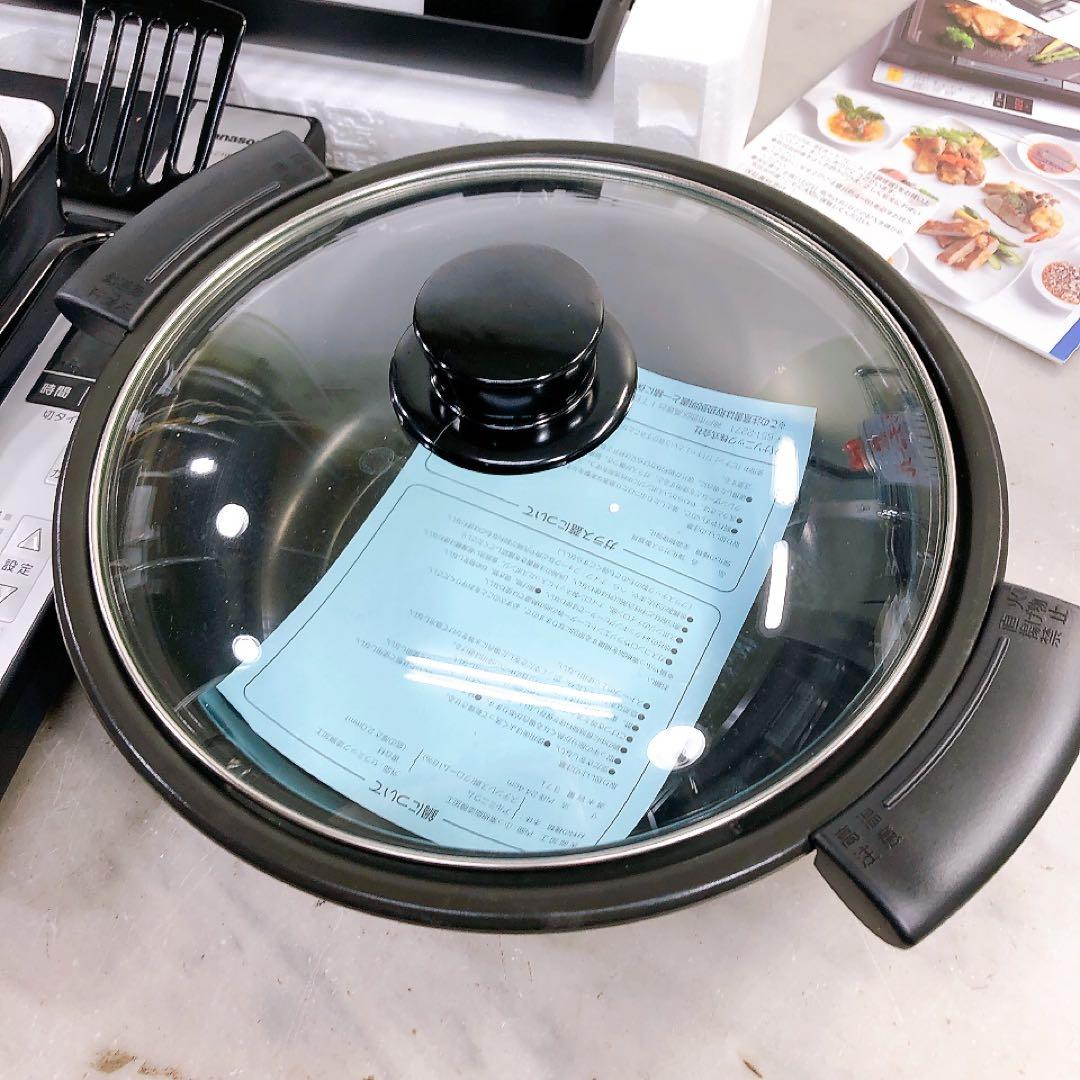 【未使用】パナソニック IHホットプレート 専用プレート鍋付 KZ-HP2000
