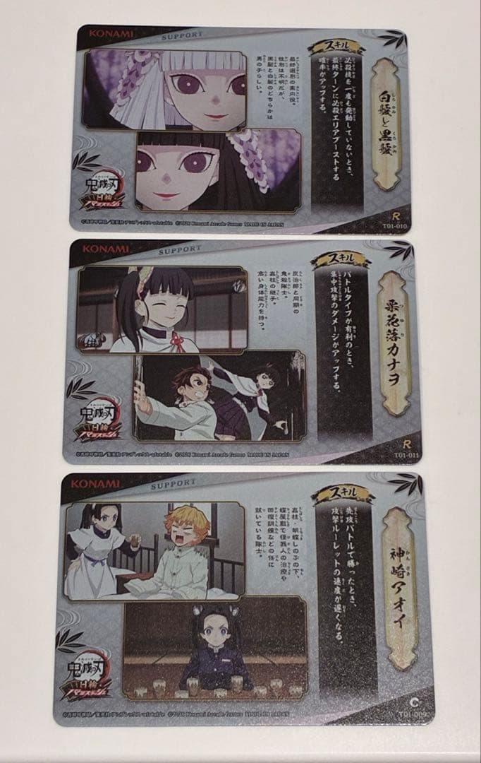 鬼滅の刃 日輪バトルスラッシュロケテスト　白髪と黒髪　神崎アオイ　栗花落カナヲ