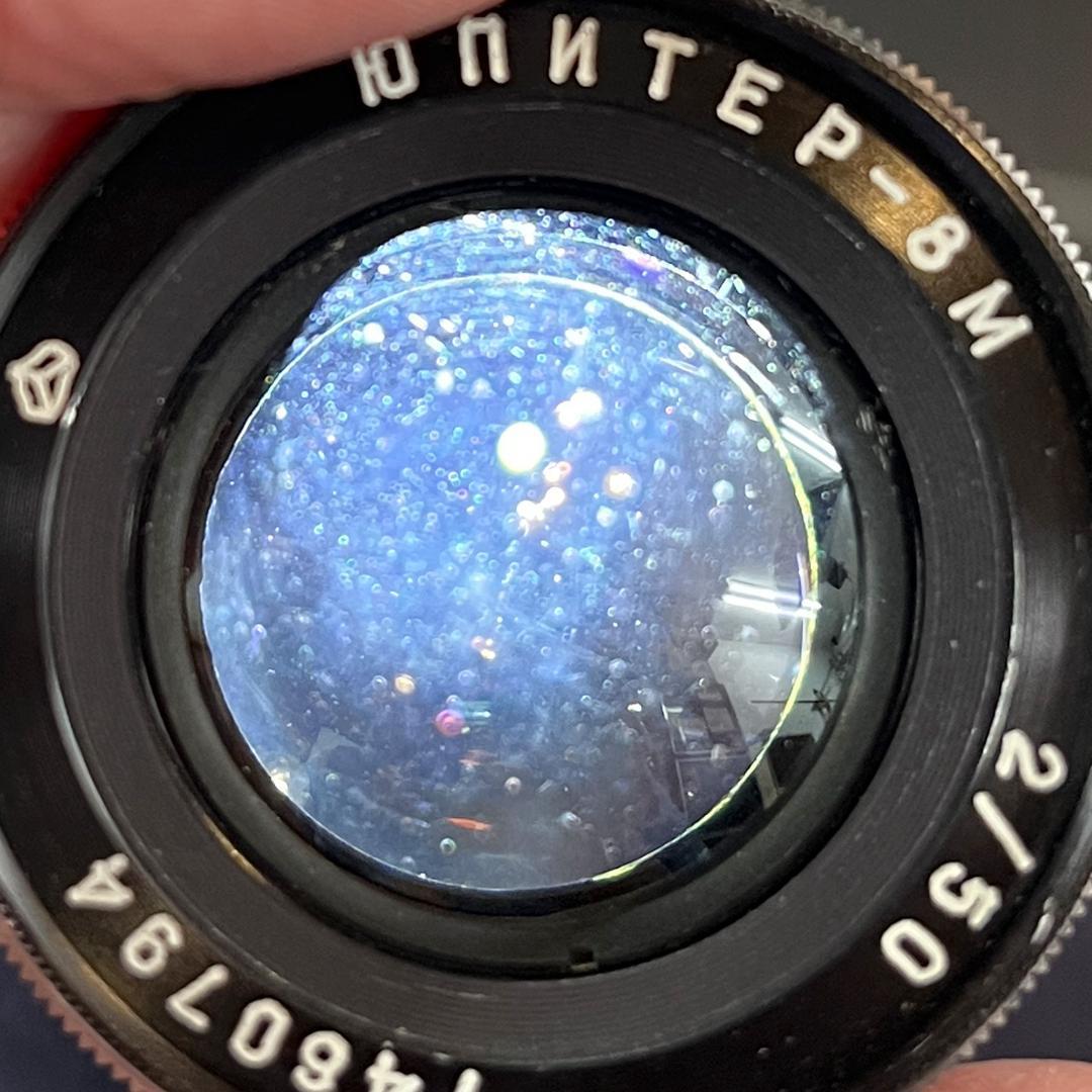 レンジファインダー フィルムカメラ キエフ4 ジュピター50mm付属【良品】