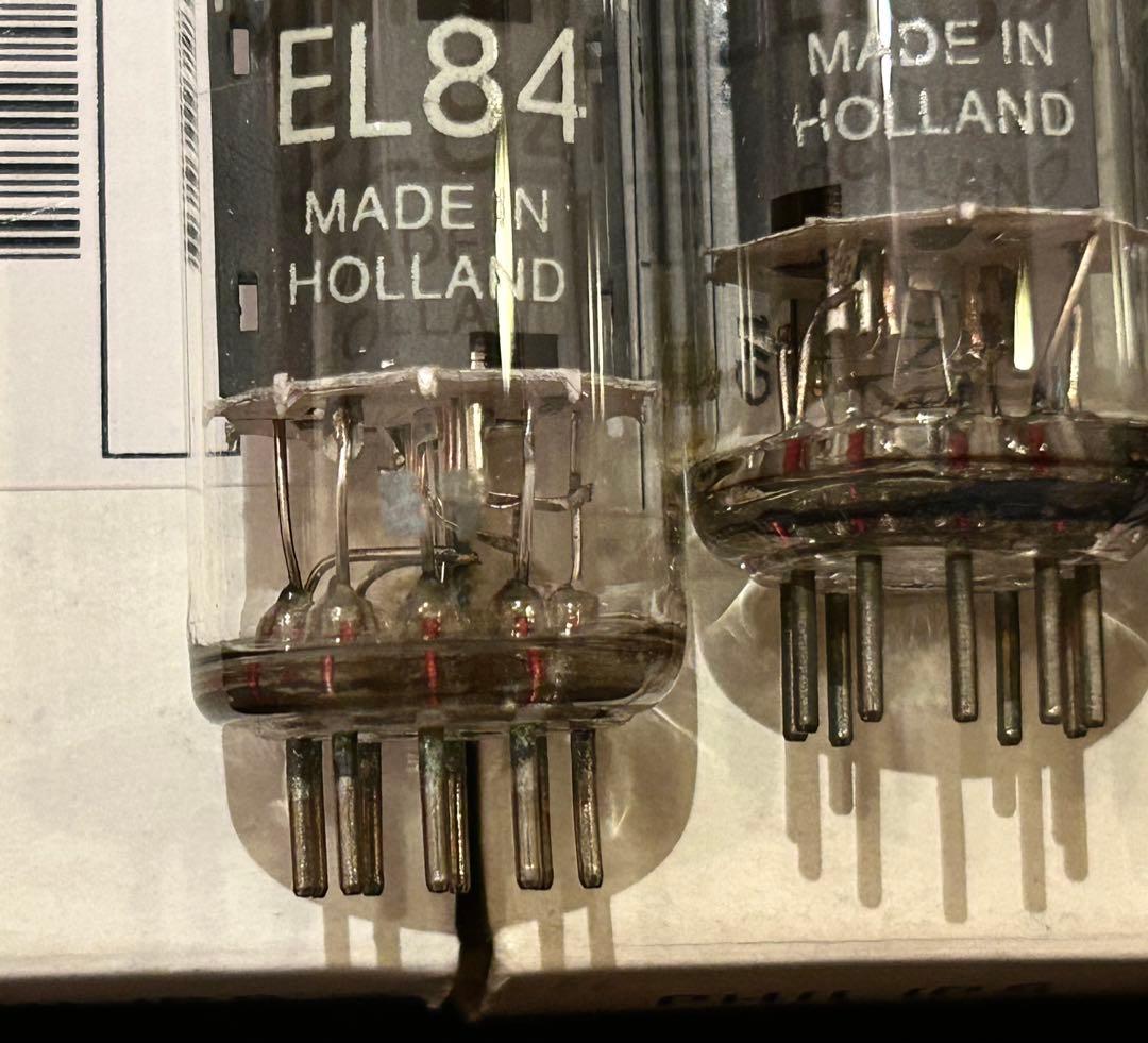 Philips Miniwatt EL84 ヘールレン製 真空管4本マッチド