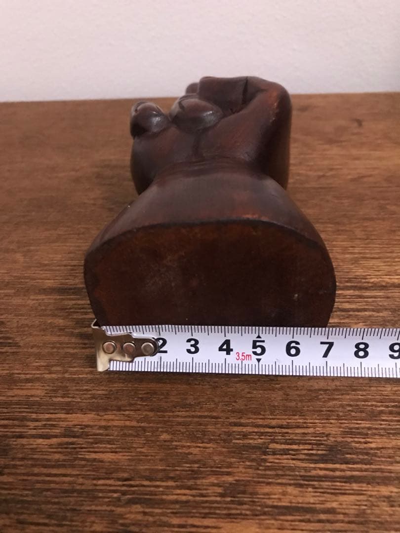 1970's アメリカ ヴィンテージ 木彫り ピースサイン ハンドサイン 希少