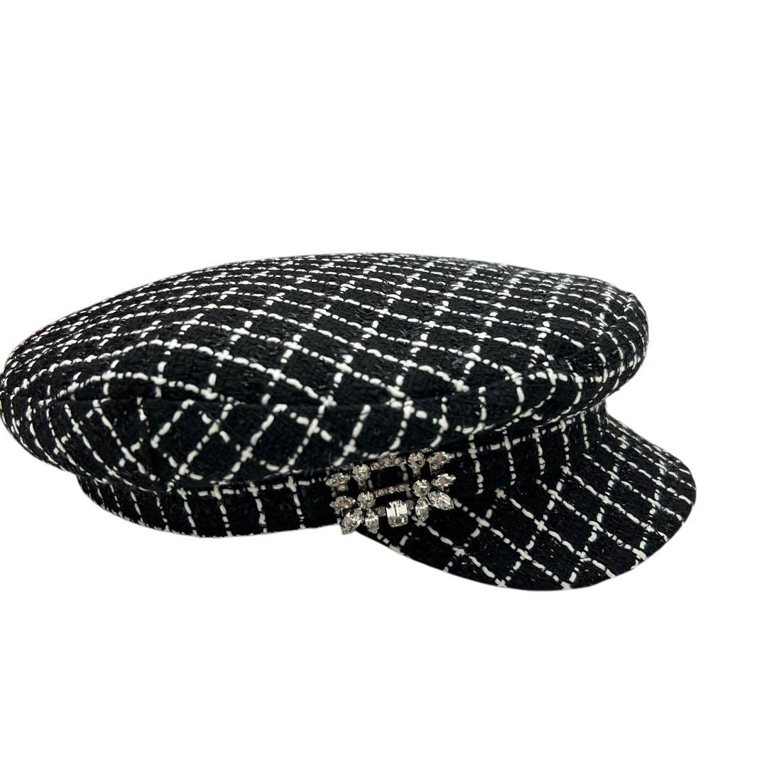 【希少】美品 ロジェヴィヴィエ ツイード ベレー帽 ワークキャップ ハット