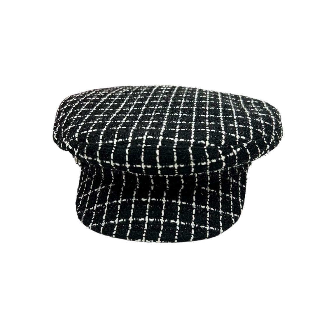 【希少】美品 ロジェヴィヴィエ ツイード ベレー帽 ワークキャップ ハット