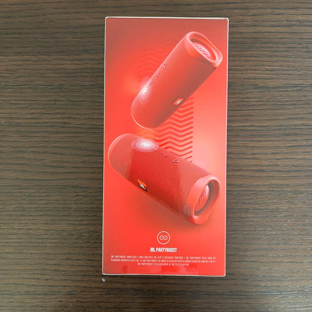 値下げ価格【新品・未開封】JBL FLIP5 スピーカー レッド)