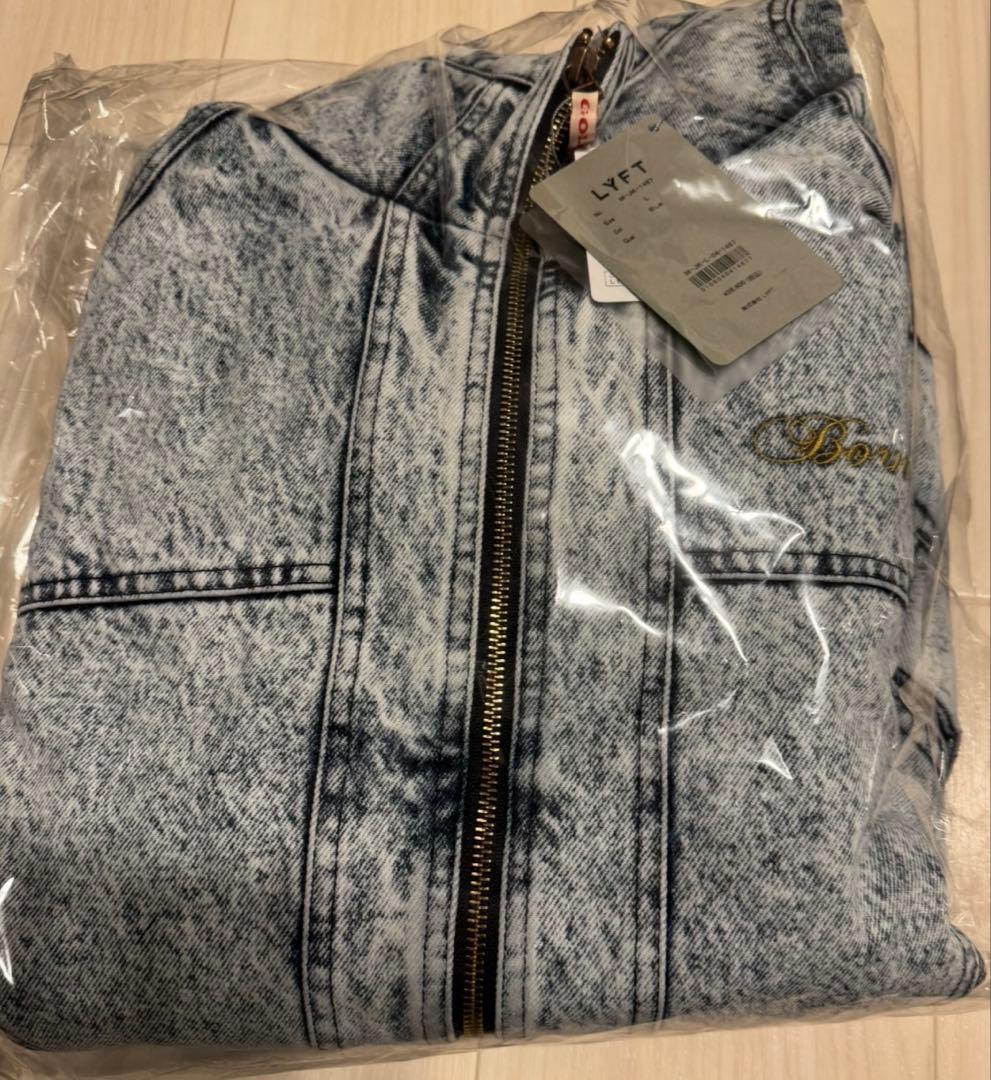 LÝFT GOLD'S GYM OVERSIZE DENIM JACKET L