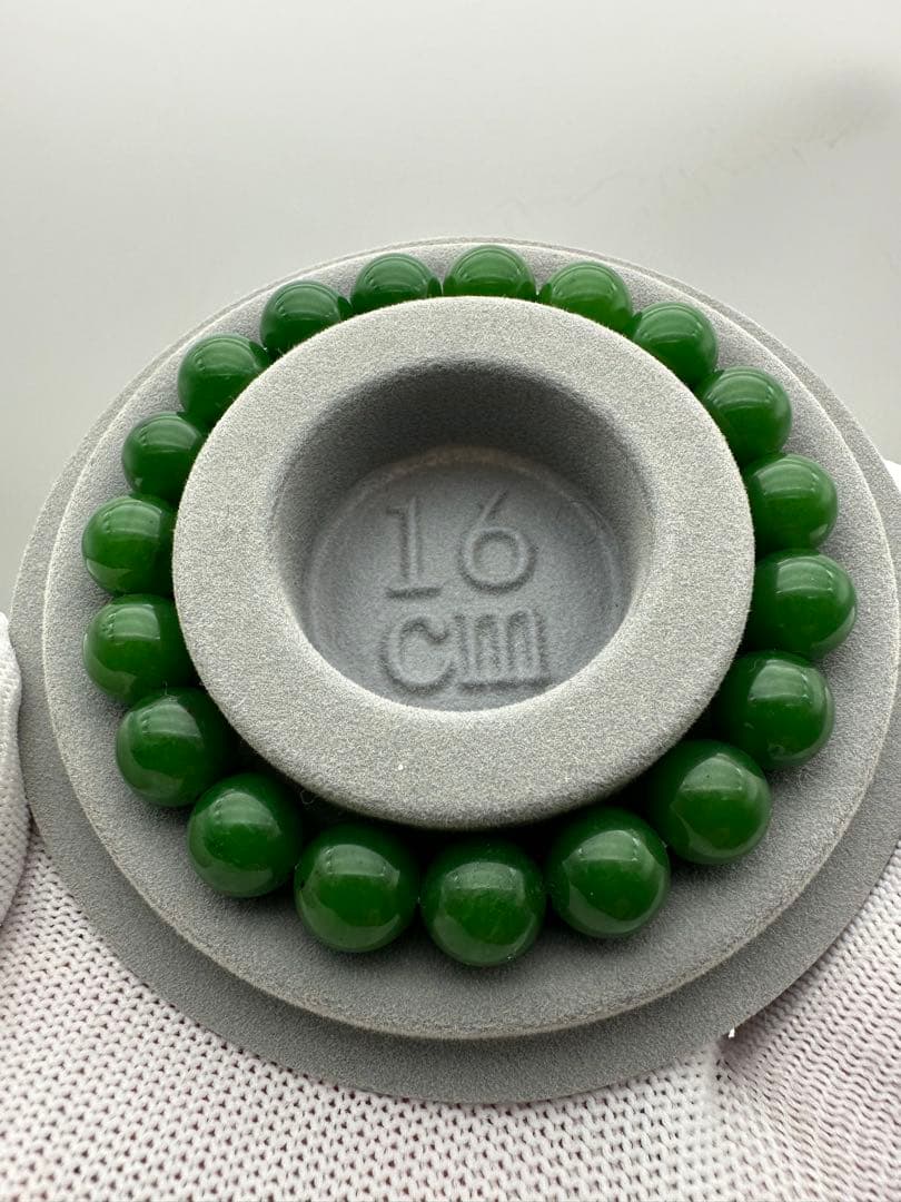 ☆天然☆極上品 極潤糸魚川翡翠美麗☆ろうかん質☆ブレスレット【新品】