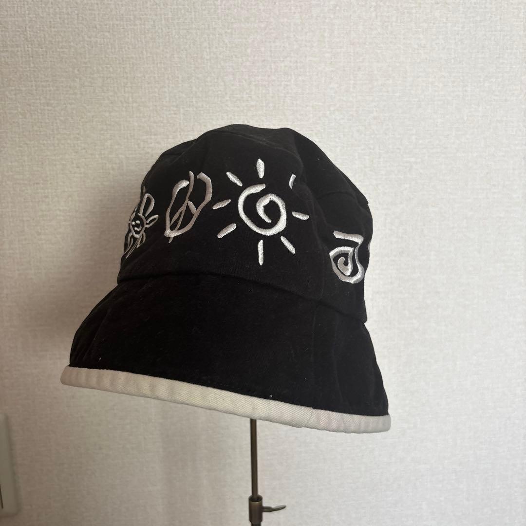 00s Disney mickey peace love バケットハット