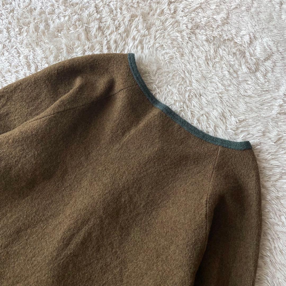 45rpm 美品 ウール縮絨ジャケット 2 ブラウン