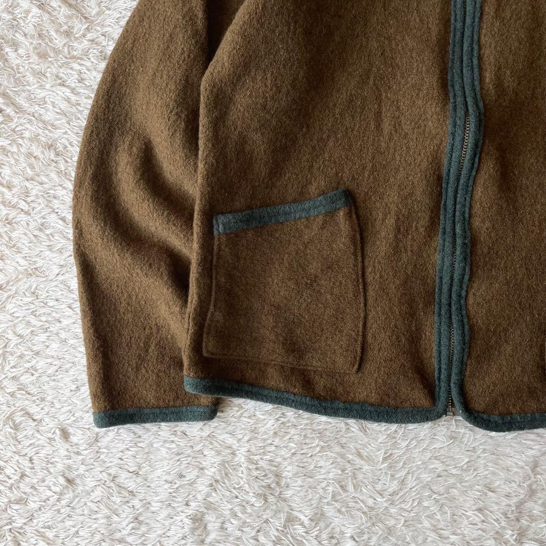 45rpm 美品 ウール縮絨ジャケット 2 ブラウン