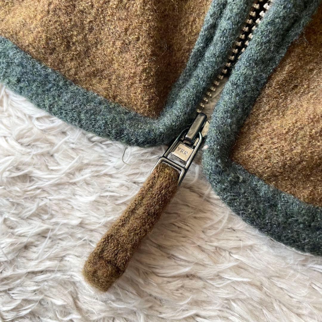 45rpm 美品 ウール縮絨ジャケット 2 ブラウン