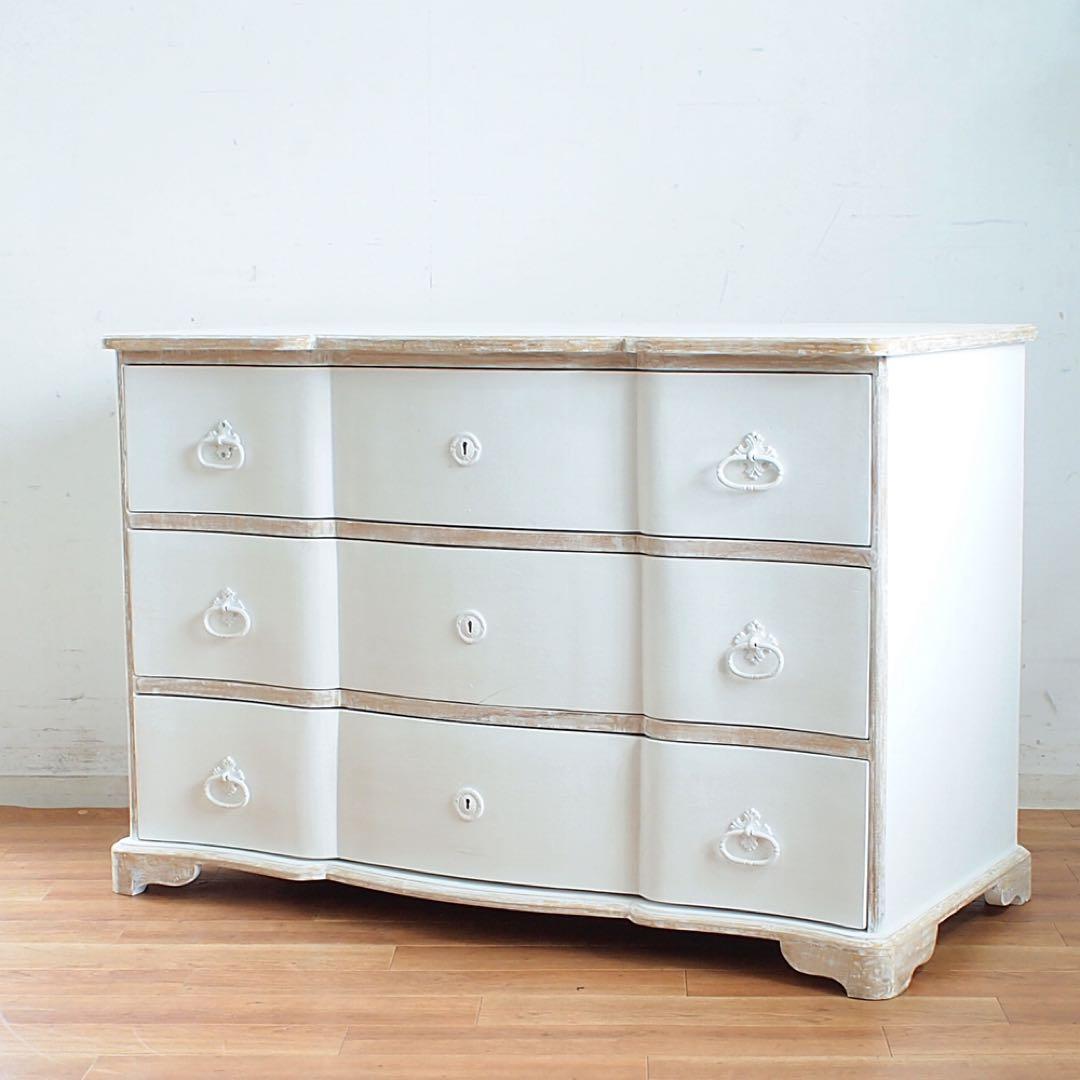 モデルルーム展示品 BLANC D'IVOIRE チェスト ブランディボワール