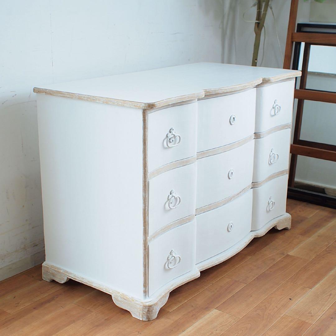 モデルルーム展示品 BLANC D'IVOIRE チェスト ブランディボワール