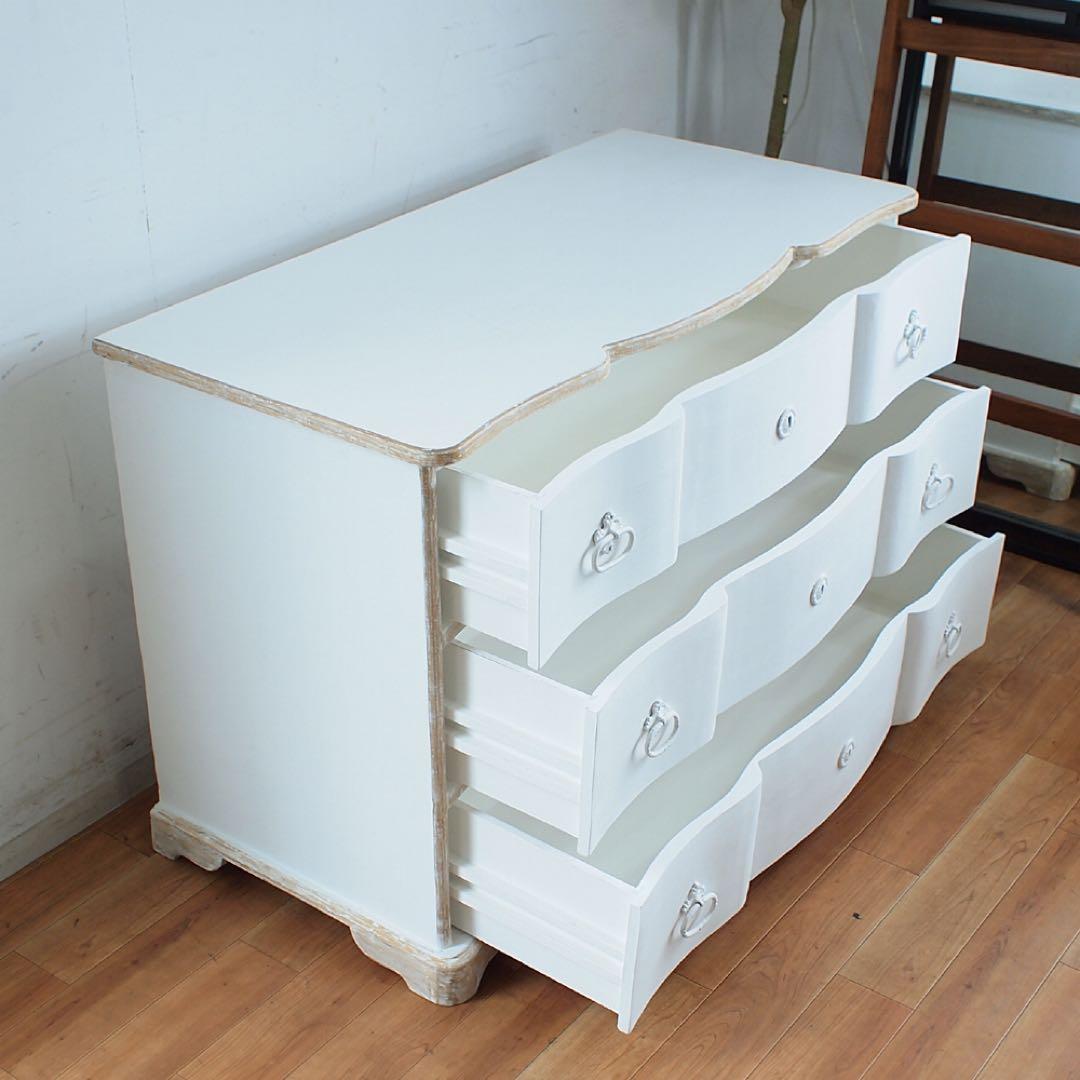 モデルルーム展示品 BLANC D'IVOIRE チェスト ブランディボワール