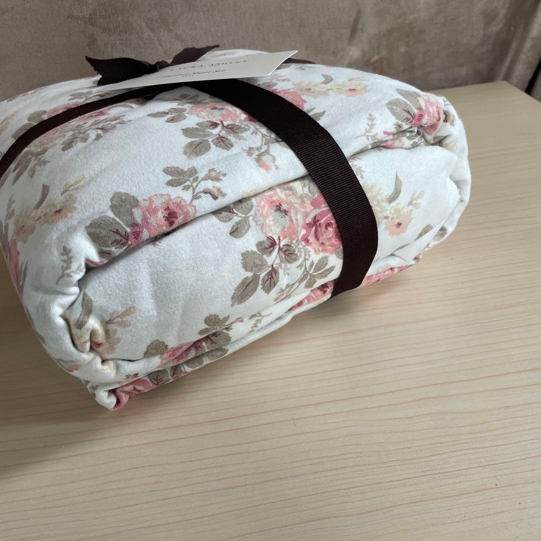 ローラアシュレイ　フランネルシーツ　4点セット　フルサイズ　S1329