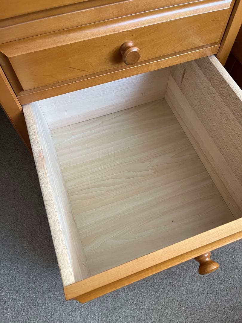 ＊美品＊ 天然木メープル学習デスク