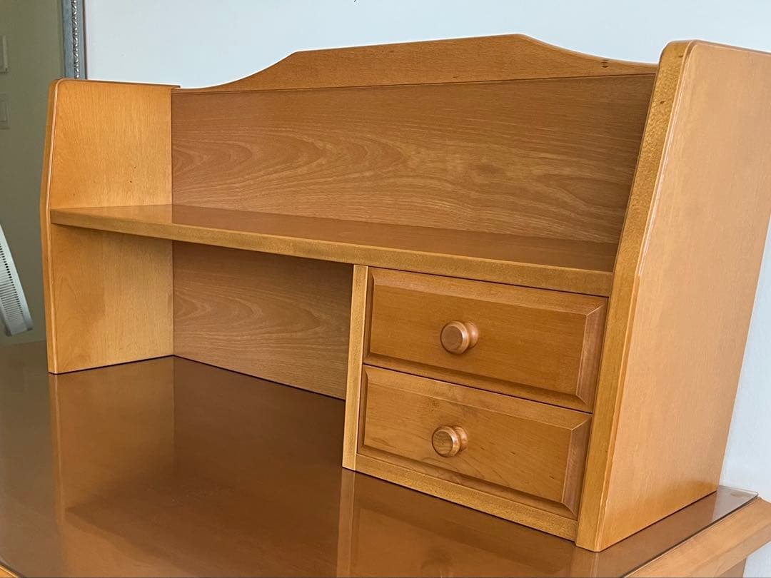 ＊美品＊ 天然木メープル学習デスク