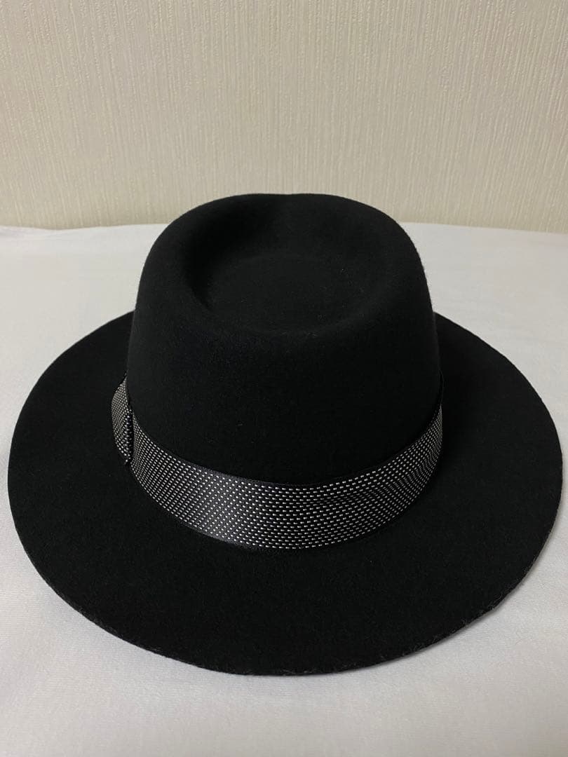 glamb グラム　リボン　中折れハット　イタリア製　ウール　ボルサリーノ　60