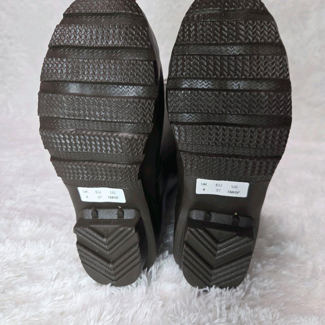 【新品未使用☆】HUNTER レインブーツ ダークブラウン　23.5～24cm