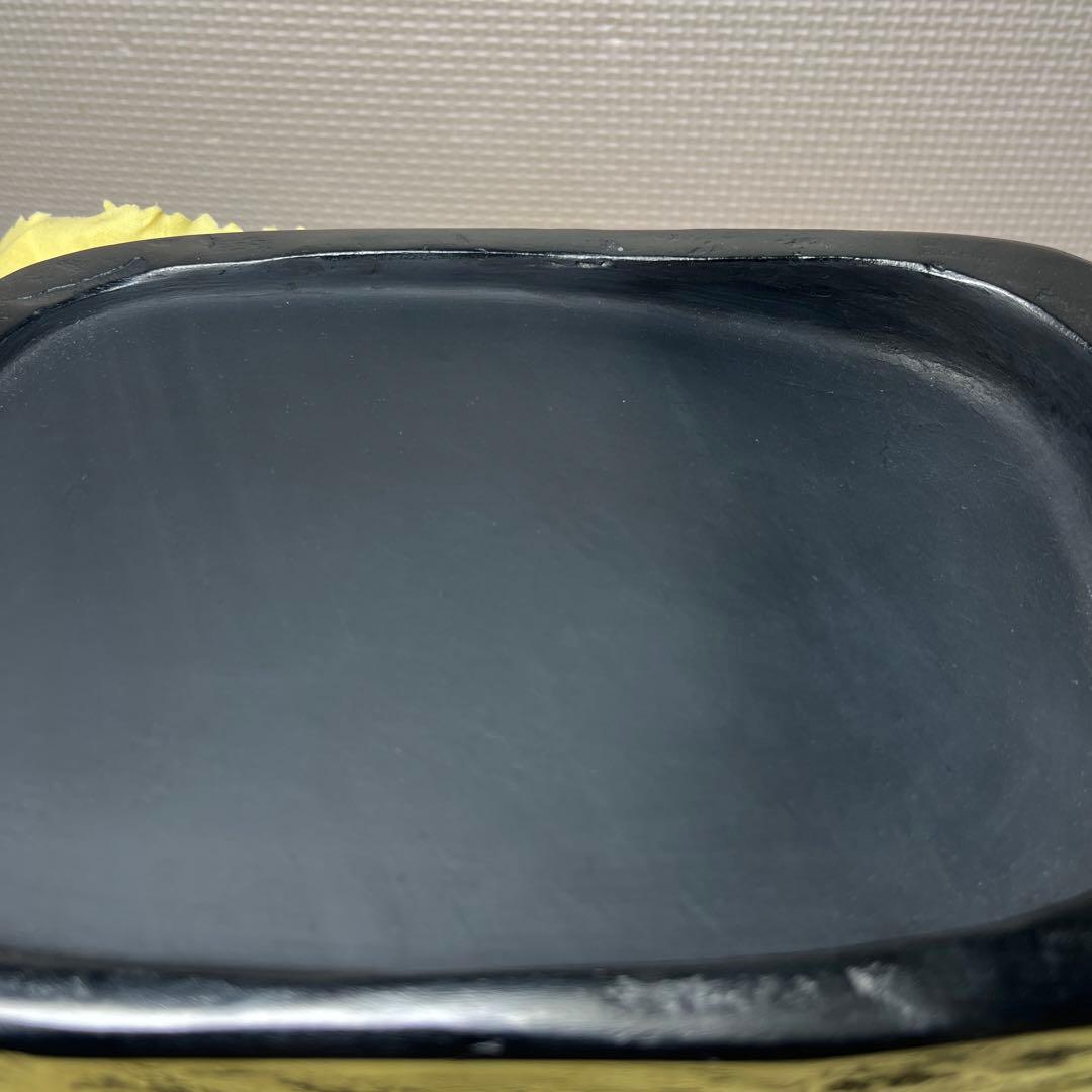 ⭕️雨畑硯　峯硯堂　名工　雨宮峯硯　新品美品　天然硯　四六寸大