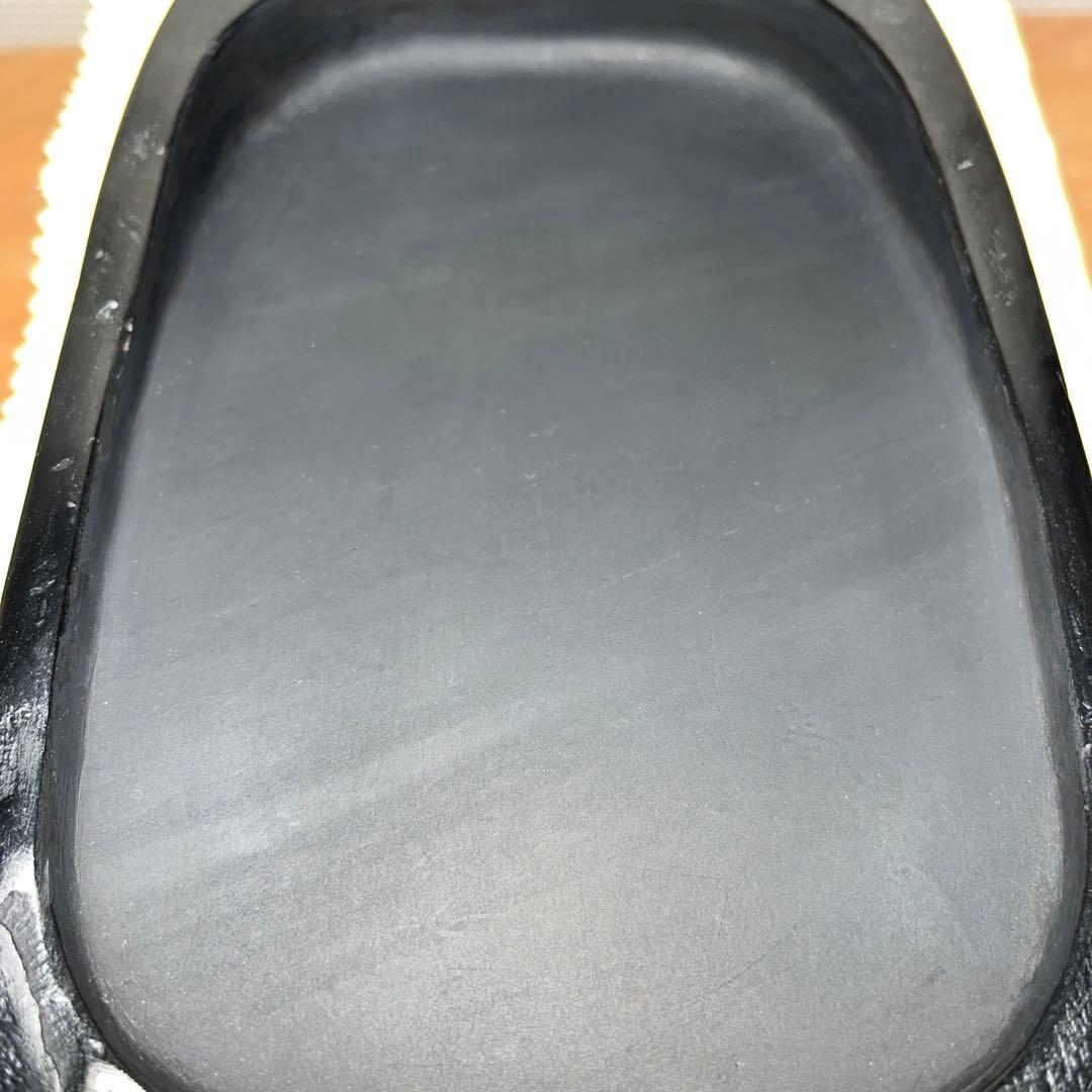 ⭕️雨畑硯　峯硯堂　名工　雨宮峯硯　新品美品　天然硯　四六寸大